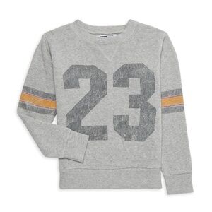 Vintage Havana Boy's Burnout Football Crewneck - 3T
